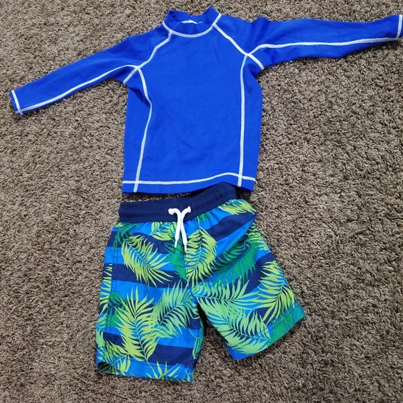 Lands' End Other - Lands end swim suit and rash guard 3t long sleeve